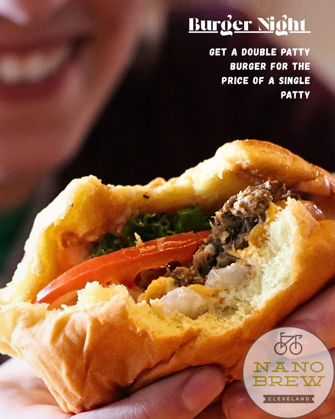 7/23| Nano Brew | Burger Night| 4pm-Close