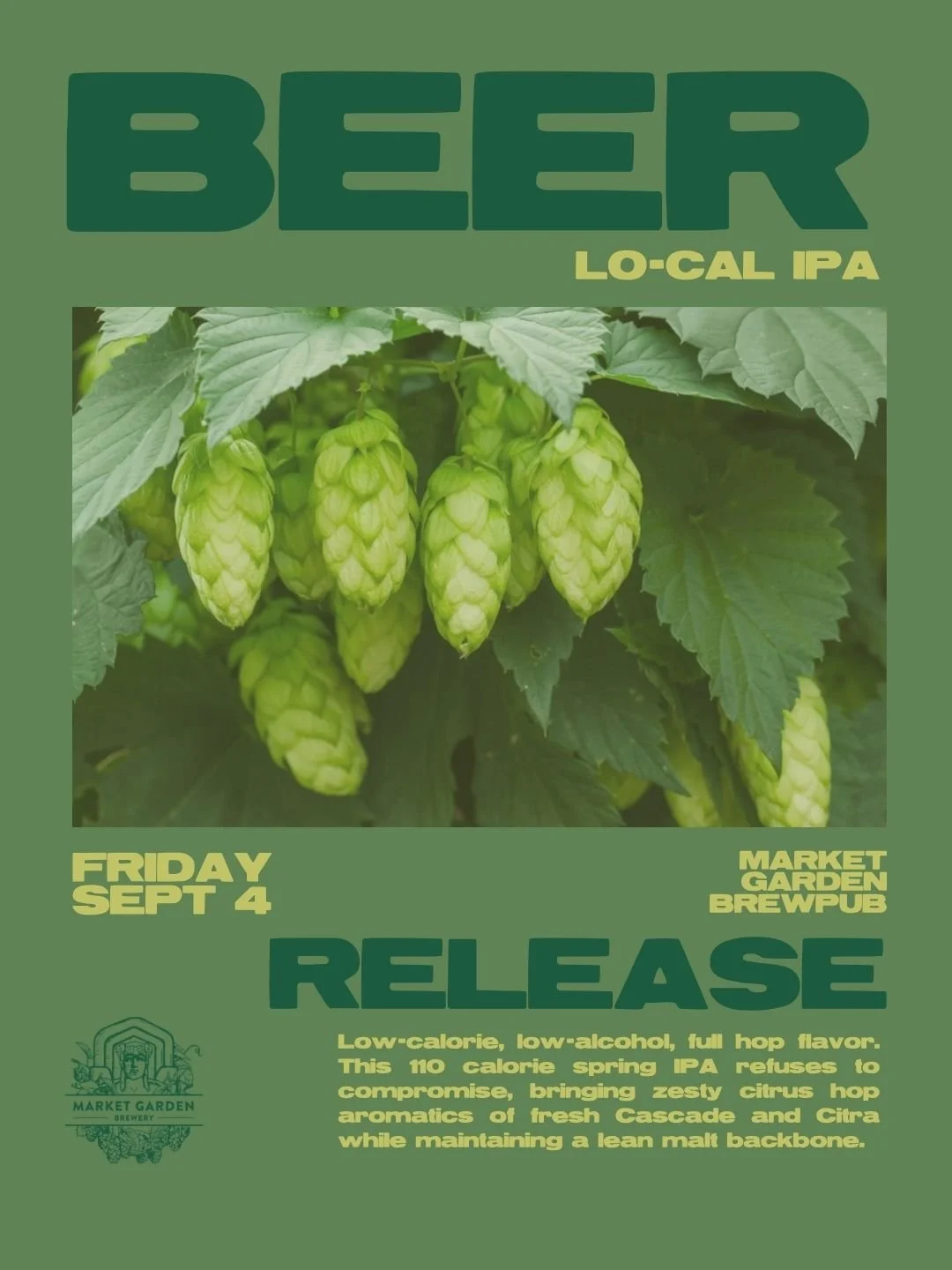 9/4 | Brewpub | Beer Release- Lo-Cal