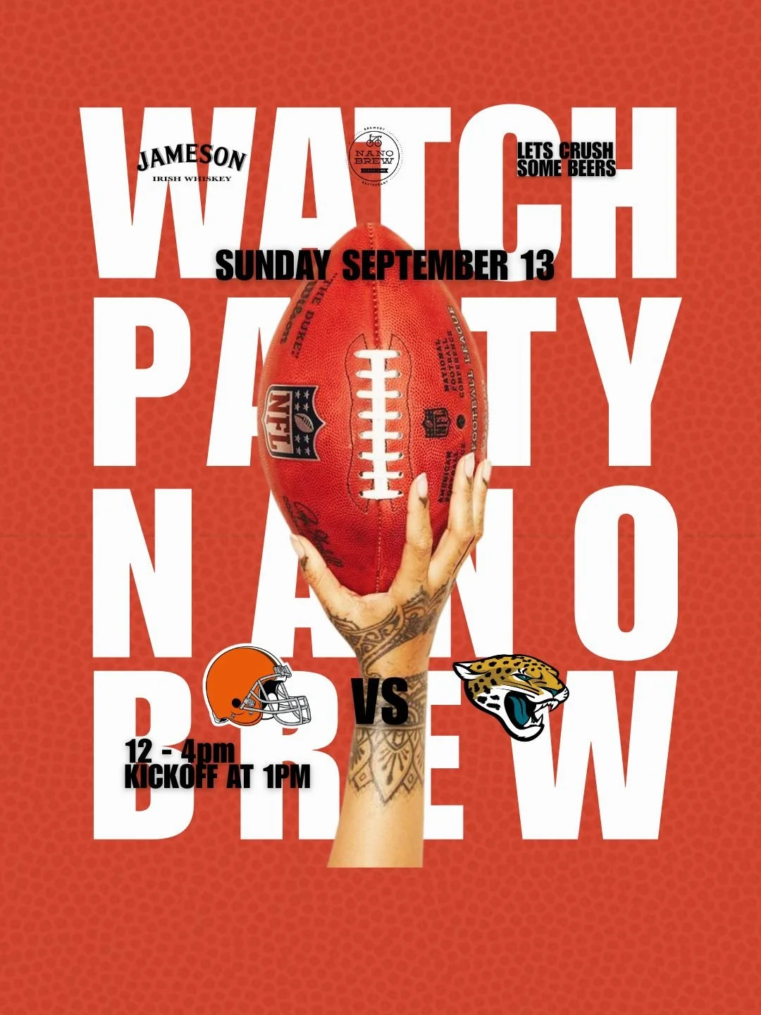 9/13 | Nano Brew | Browns- Watch Party