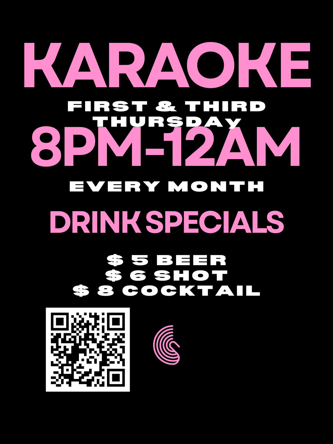 10/15 | 8pm | Bird of Paradise | Karaoke