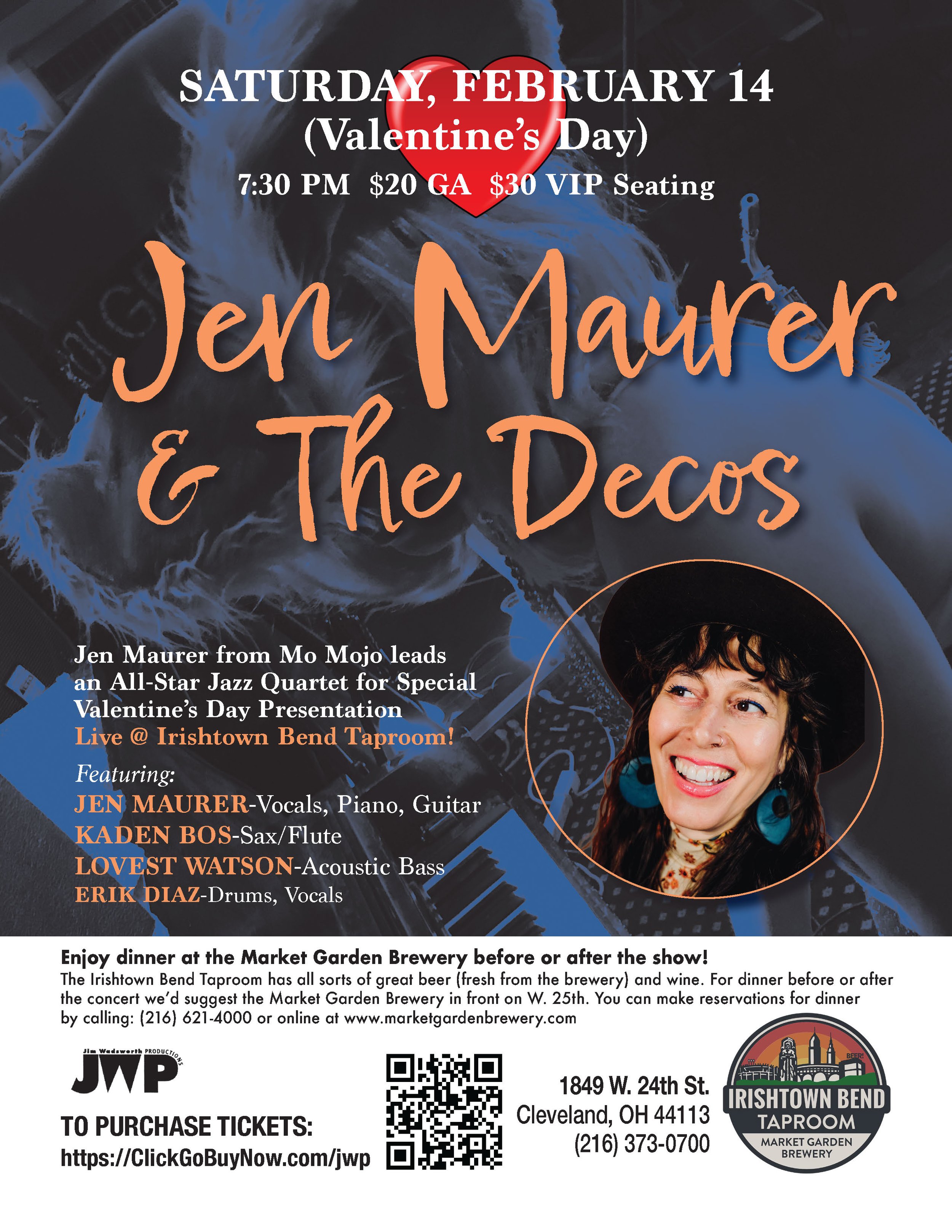 2/14 | 7:30PM | Irishtown Bend Taproom