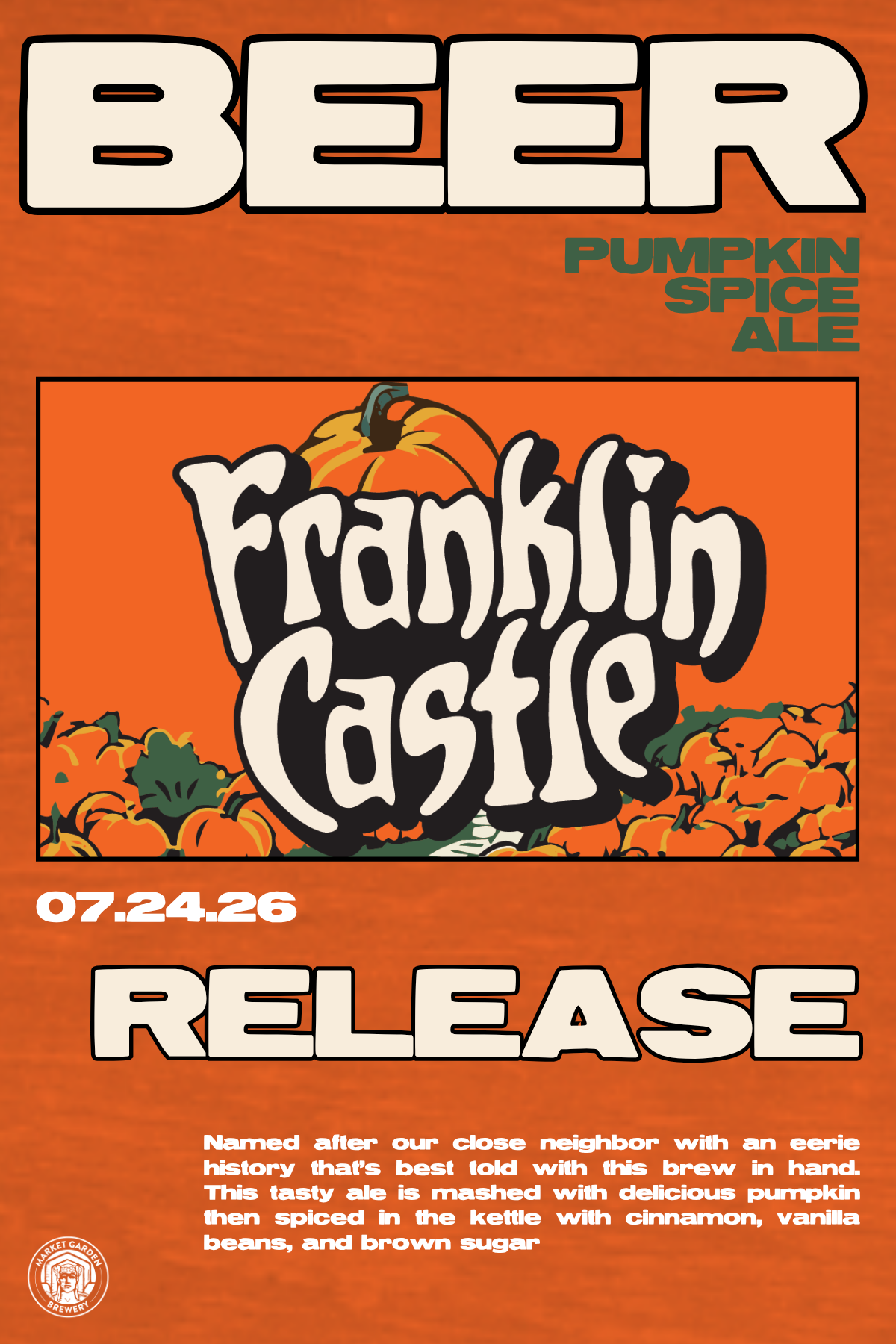 7/24 | NEW! Beer Release| Market Garden Brew Pub