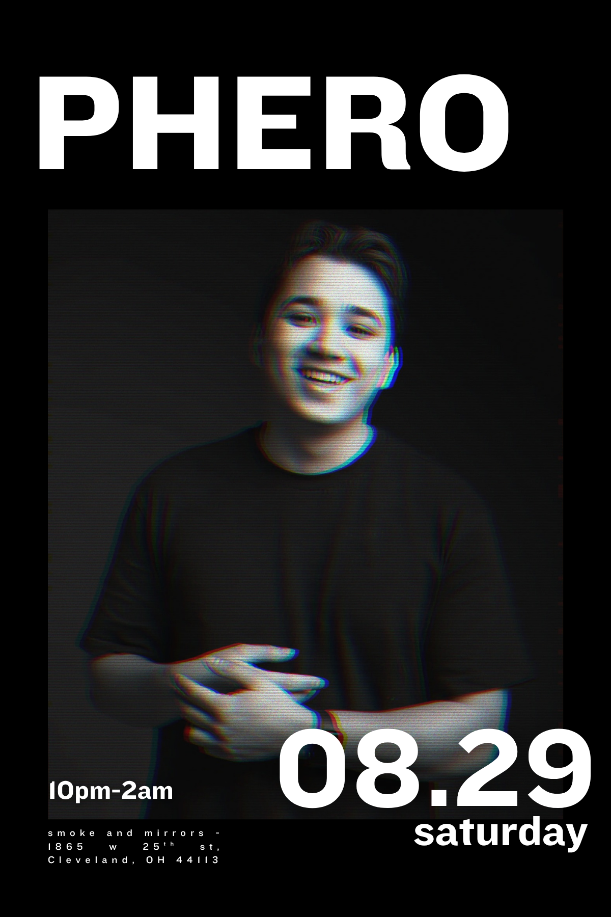 8/29 | 10pm-2am | Smoke and Mirrors | DJ Phero