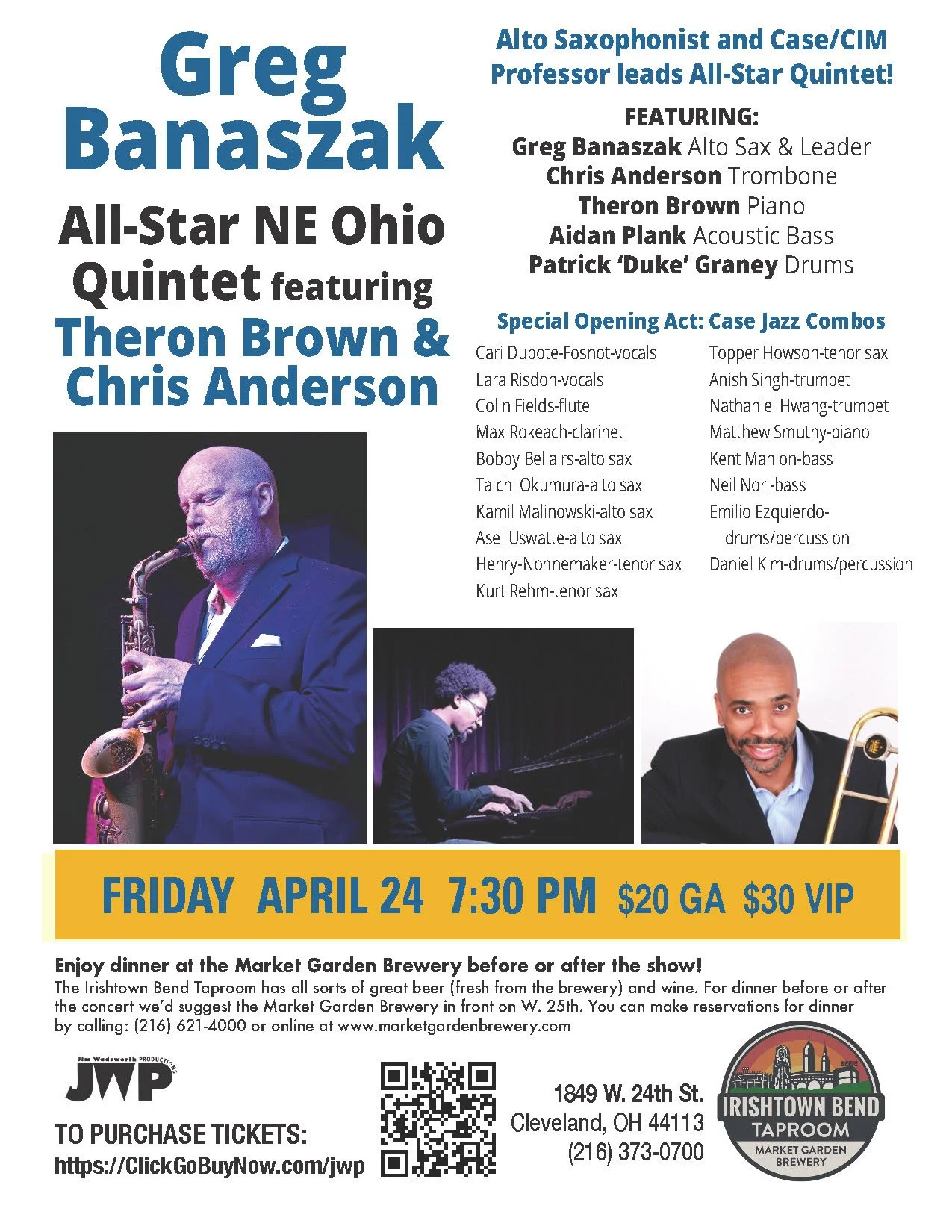 4/24 | 7:30PM | Taproom