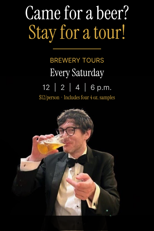 Every Saturday | Brewery Tours | IrishTown bend TapRoom
