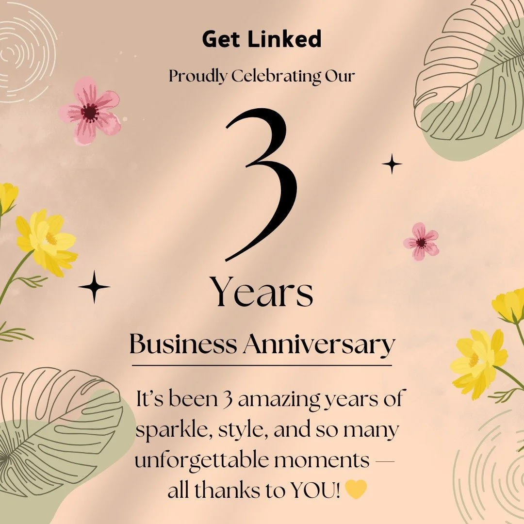 🎉✨ WE&rsquo;RE TURNING 3 &mdash; LET&rsquo;S CELEBRATE WITH A GIVEAWAY! ✨🎉

To show our love and appreciation, we&rsquo;re giving away a FREE Permanent Jewelry Experience to one lucky winner! 🛍💫

Wanna win? Here&rsquo;s how to enter:
1️⃣ Follow u