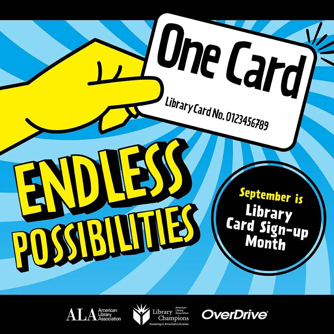 September is Library Card Signup Month