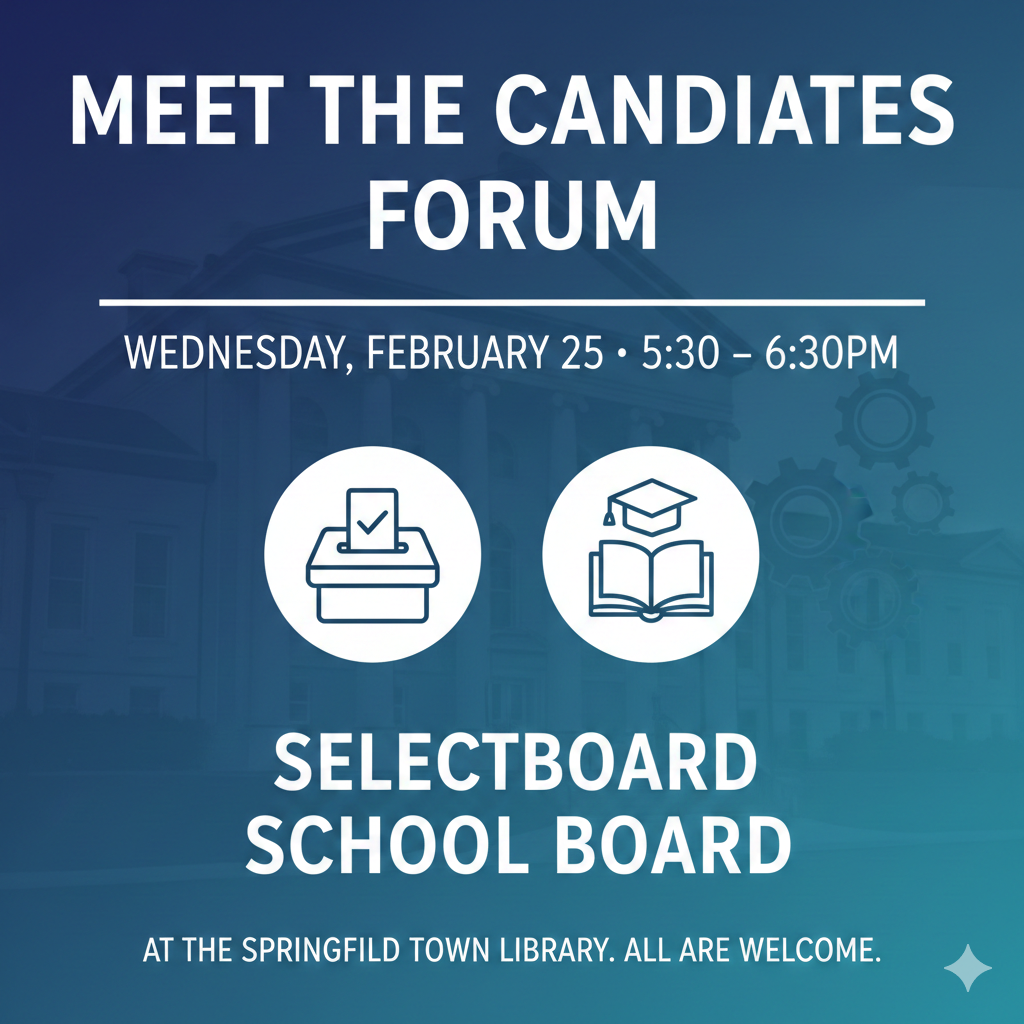 Meet The Candidates Forum—Wednesday, February 25·5:30 – 6:30pm