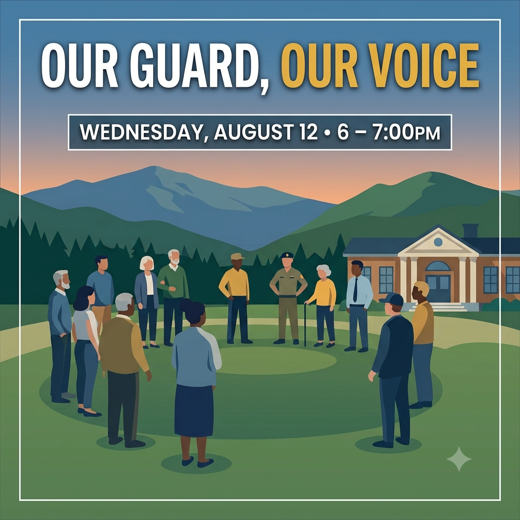 Our Guard, Our Voice—Wednesday, August 16, 6-7:00pm