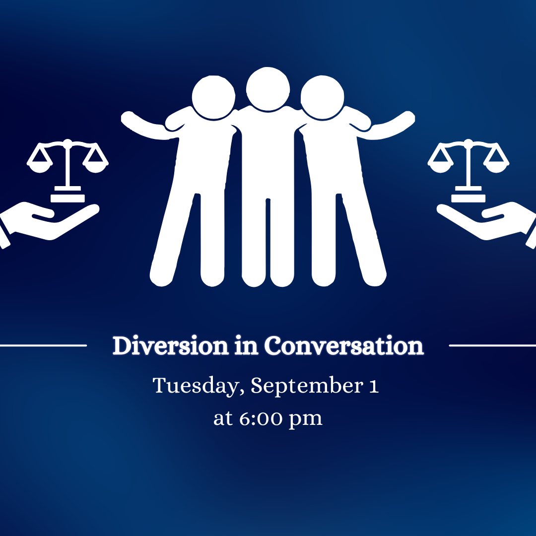 Diversion in Conversation, Tuesday, September 1, 6-7:00pm
