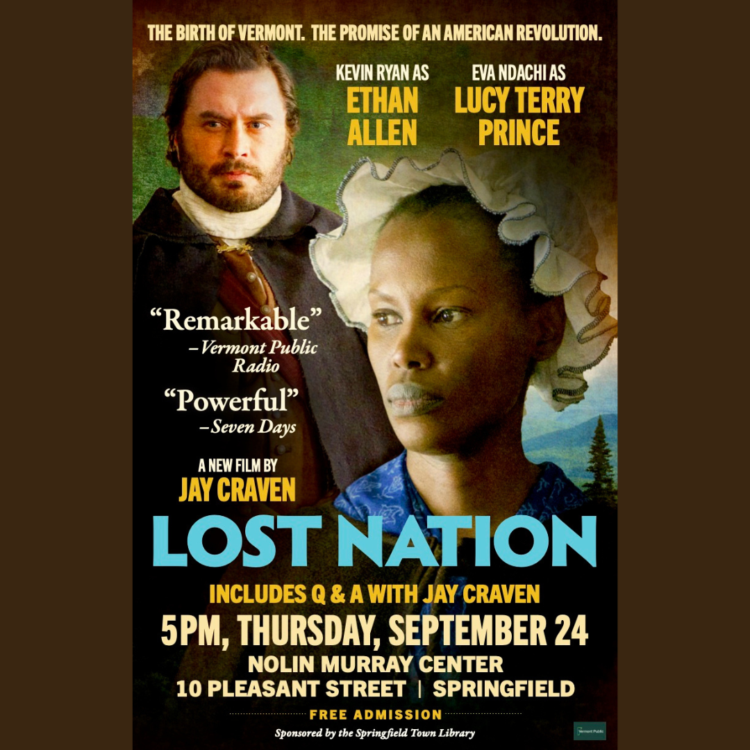 Jay Craven’s Film, “Lost Nation”, Thursday, September 24, 5-8:00pm