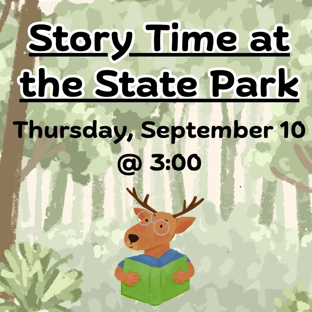 Story Time at the State Park-Thursday, September 10, 3-4:00pm, Muckross State Park