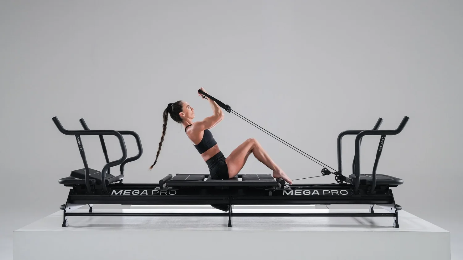 Students taking a Lagree class at Lagree Fit Lab in Belmont, MA