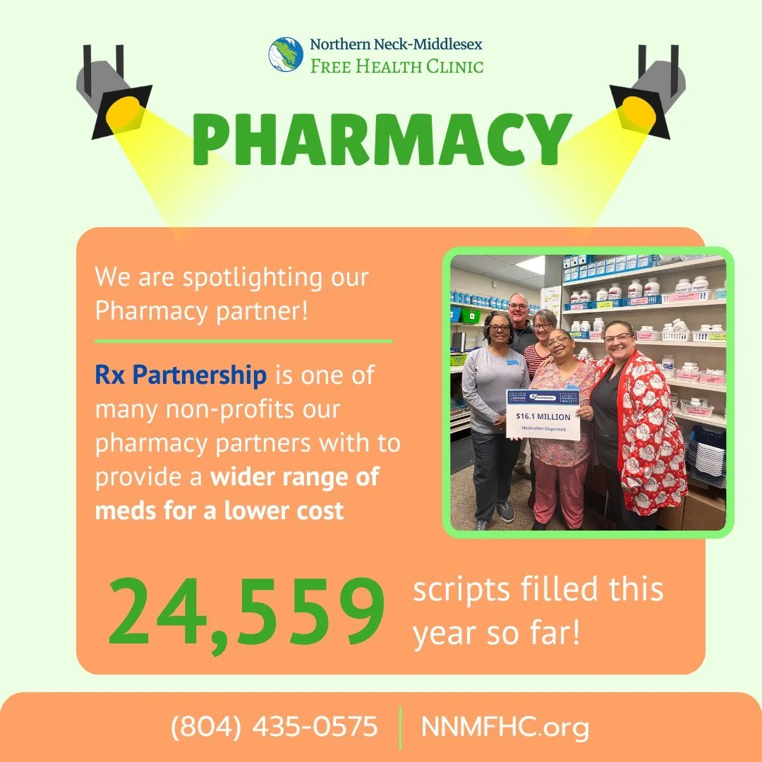 🔦 Spotlight: NNMFHC Pharmacy Partner 🔦
Access to medication shouldn&rsquo;t depend on income or insurance.

Through partnerships like @rxpartnership , along with support from other nonprofit partners, NNMFHC&rsquo;s Pharmacy is able to provide a wi