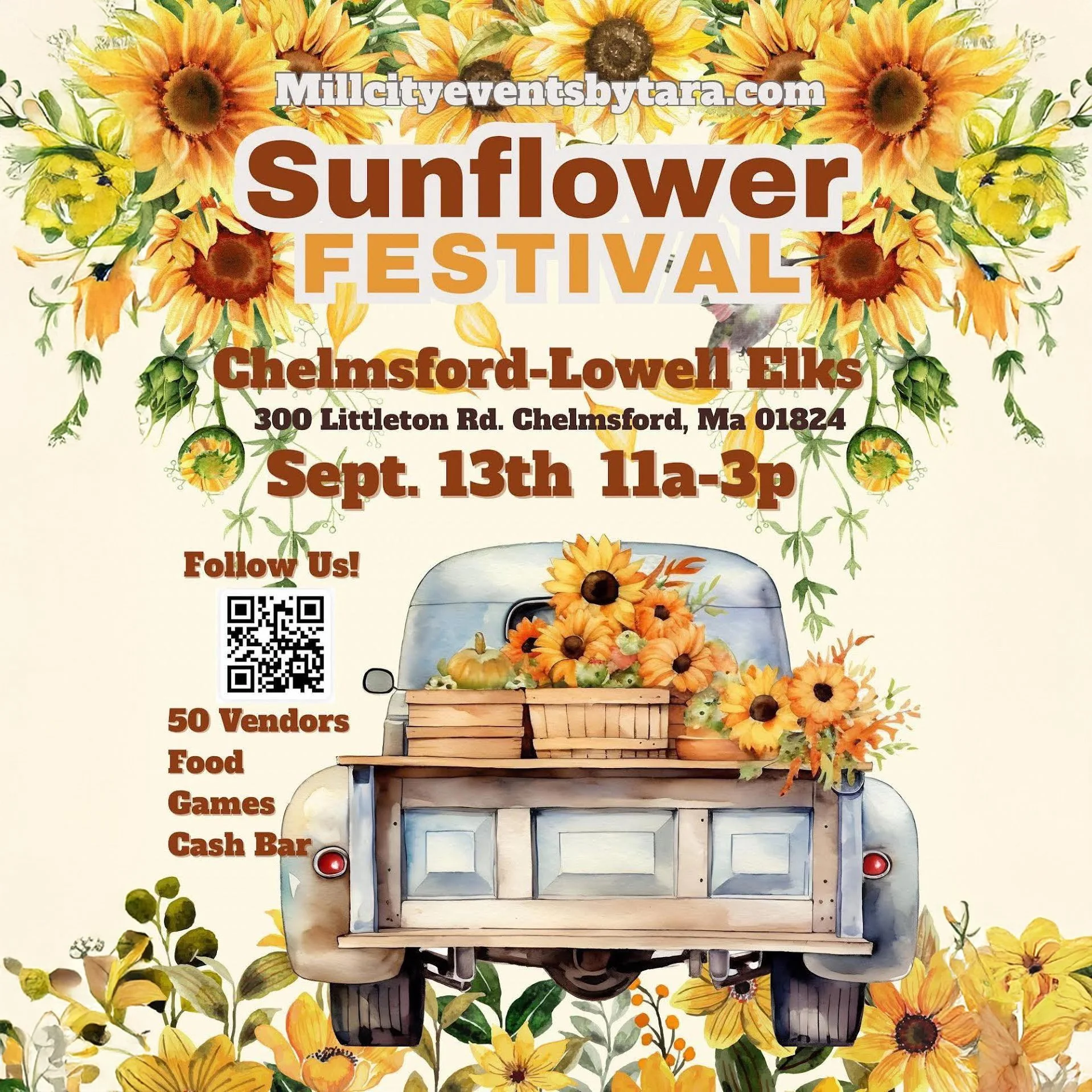 Radi-Ence at the Sunflower Festival 2025 in Chelmsford, MA