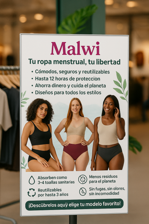 Cómo usar tu ropa menstrual MALWI por primera vez 🌸