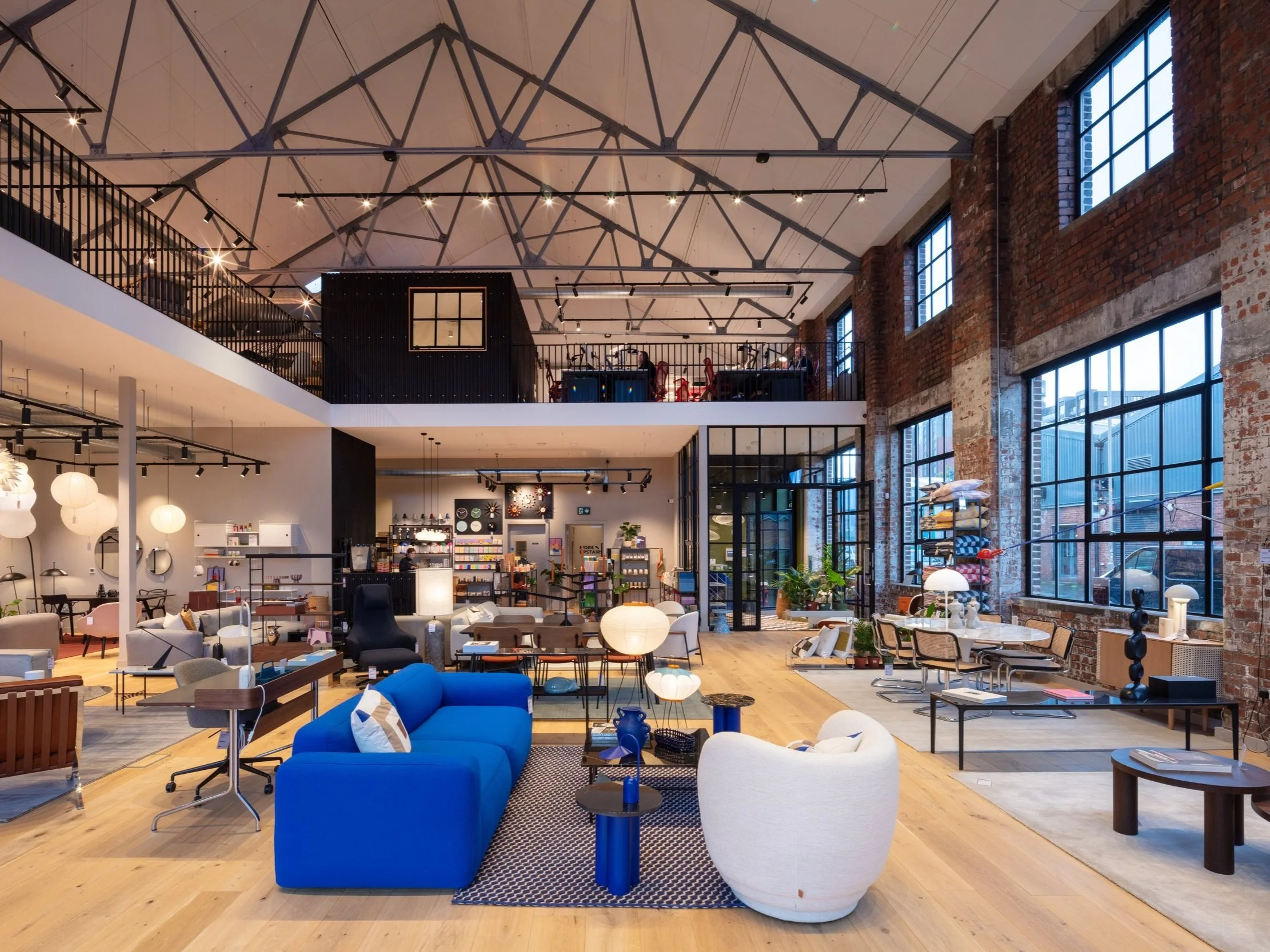 Harrison Stringfellow Architects Ltd — Utility Showroom, The Flint Industrial unit transformed to furniture showroom
