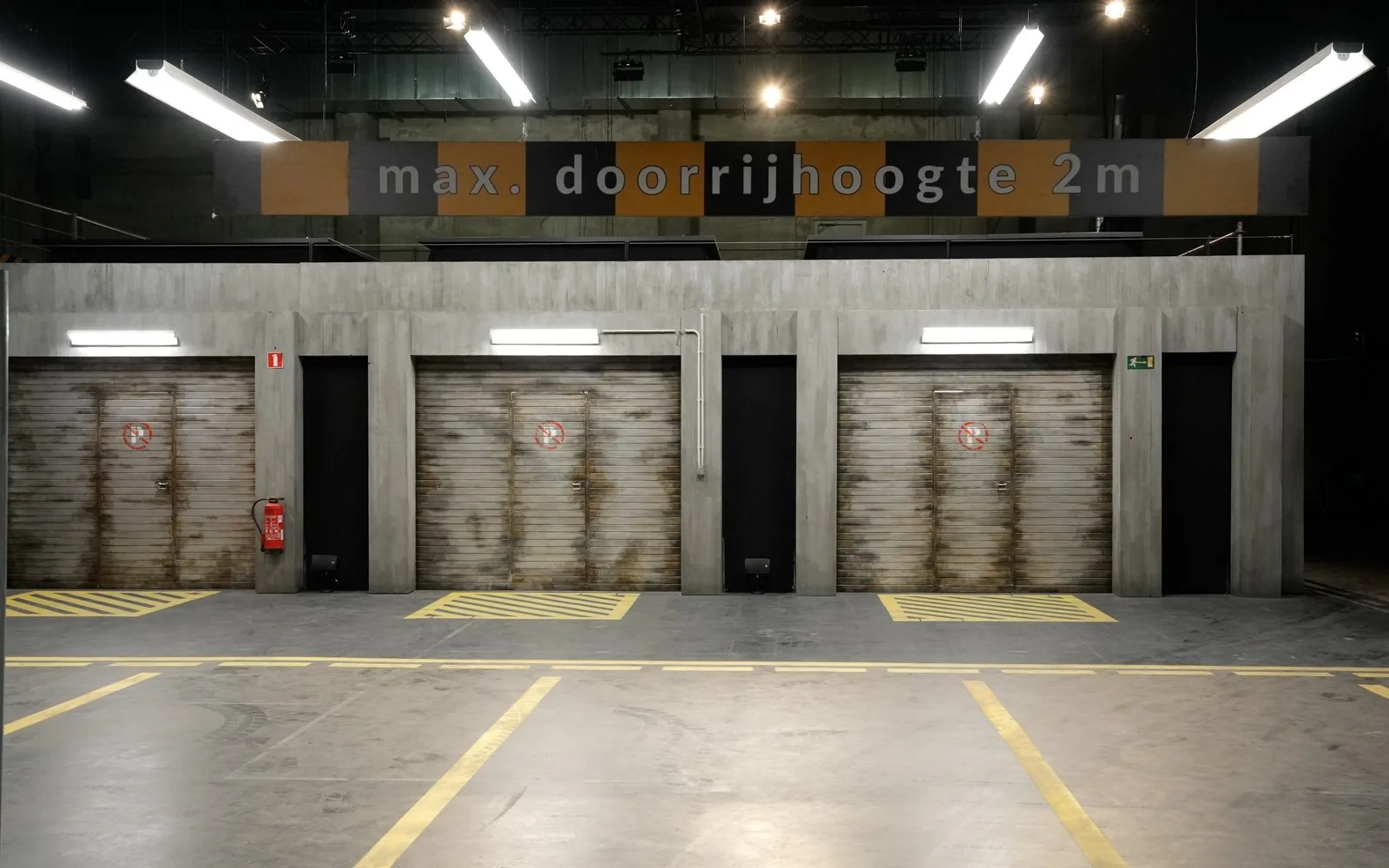 Studio build with three escape rooms for physical game challenges