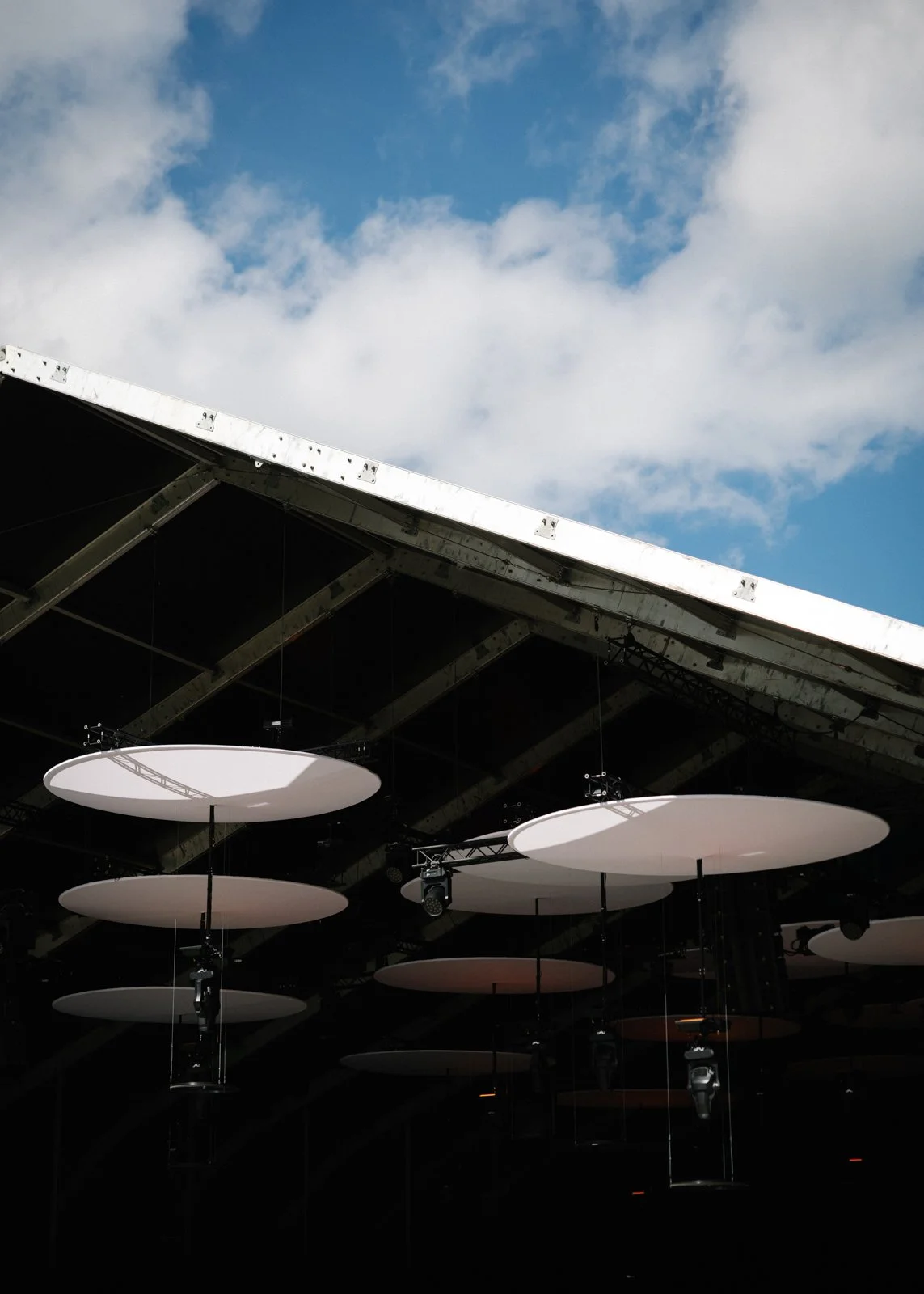 Custom plexiglass water structure with ripple lighting effect for stage design