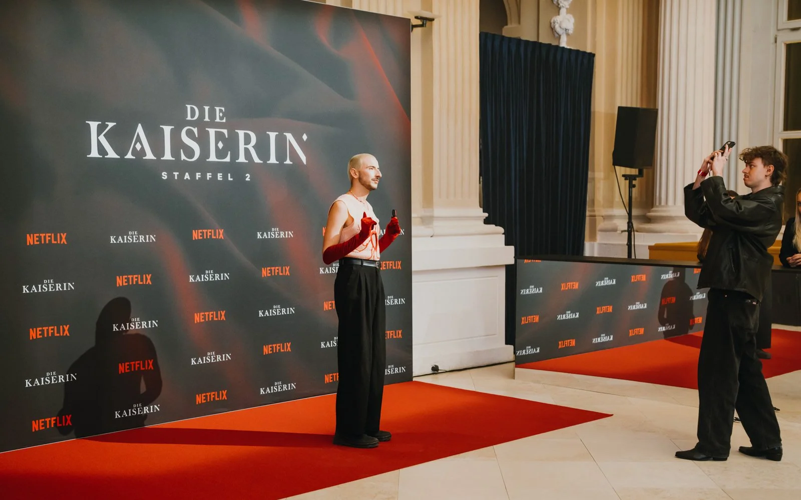Immersive guest journey with red carpet, tattoo area and bar leading into Club Elisabeth nightclub experience