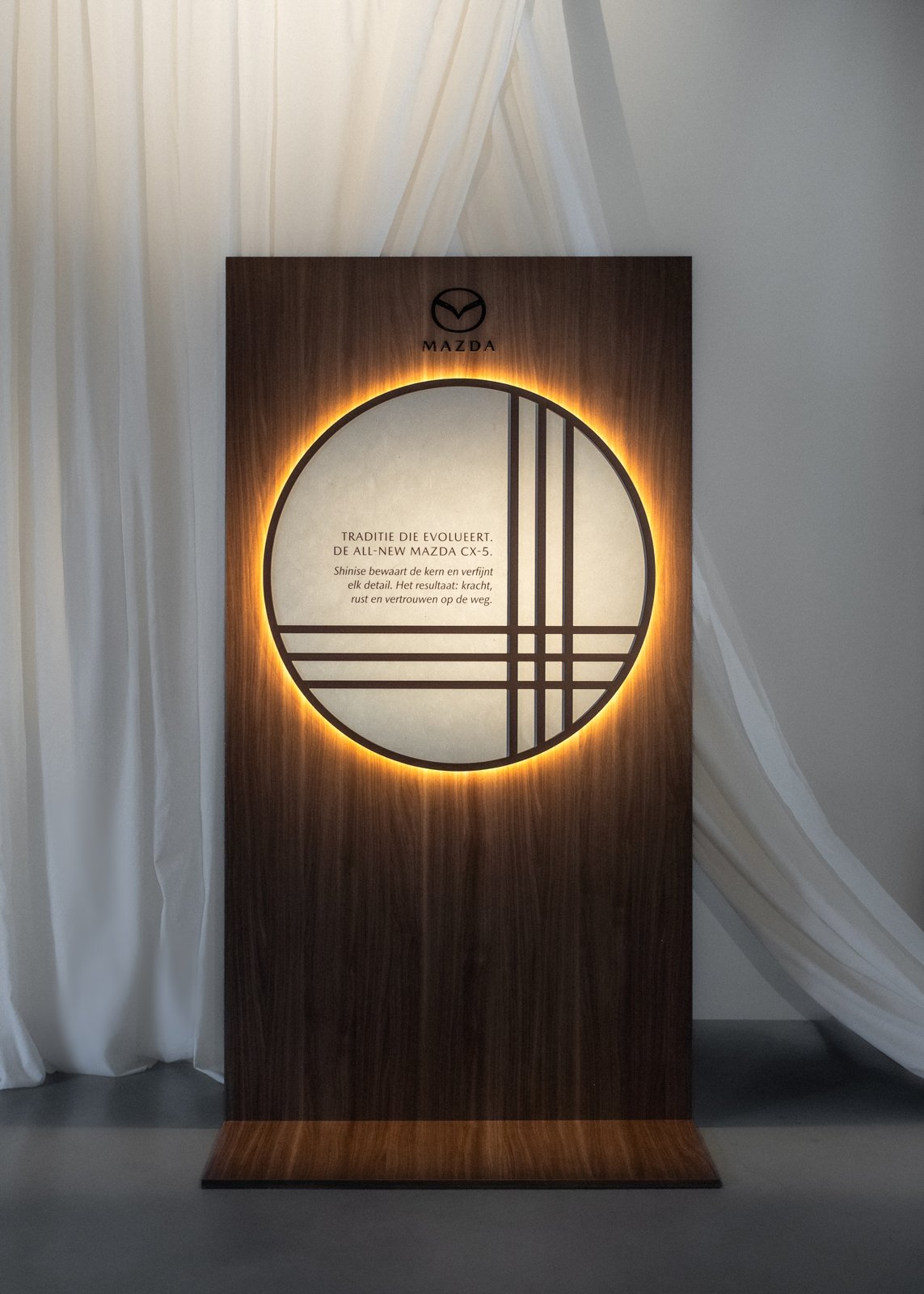 High-end car launch display engineered for easy assembly and reuse