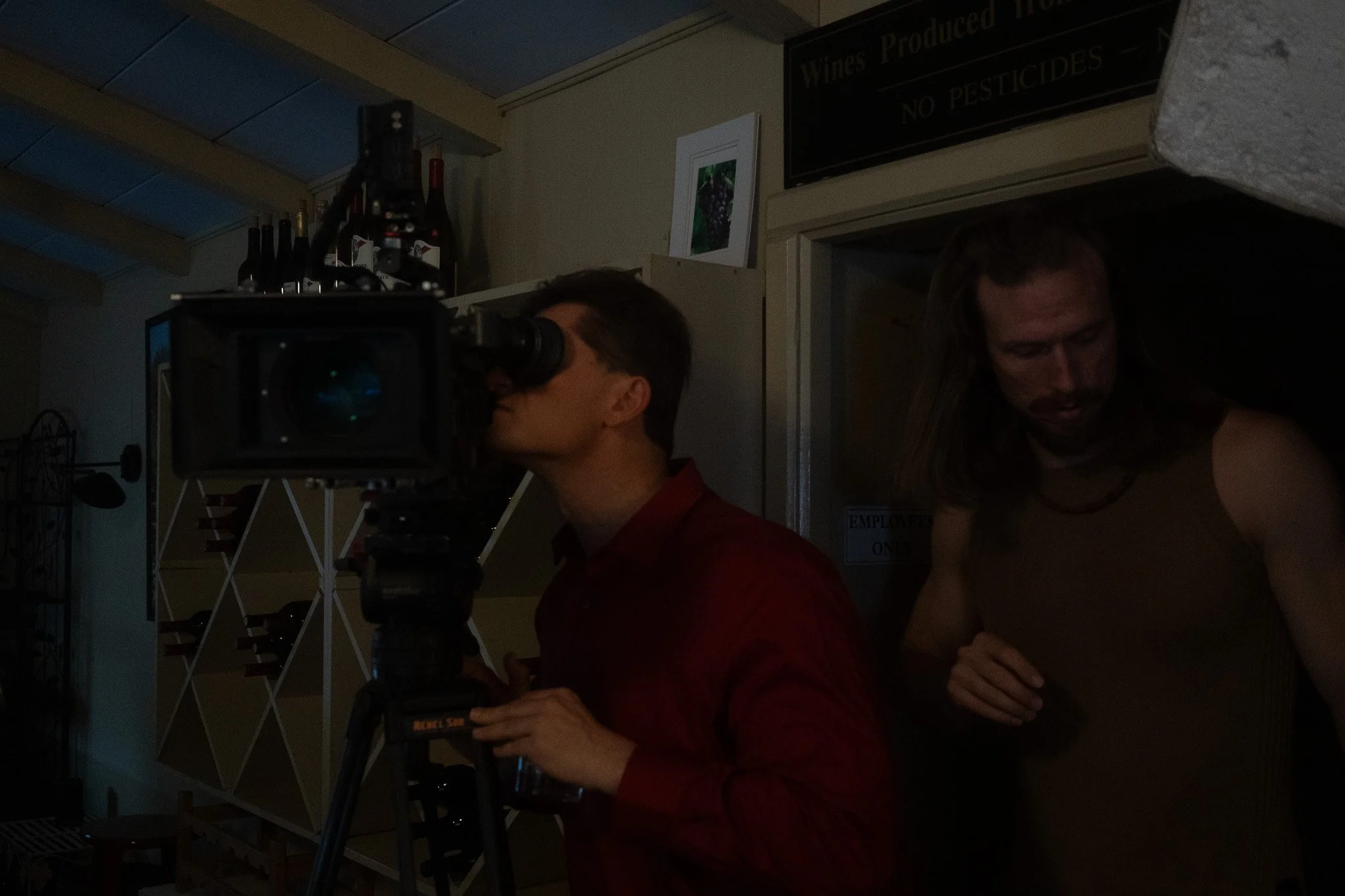On the set of Come the Nightfall (2025)