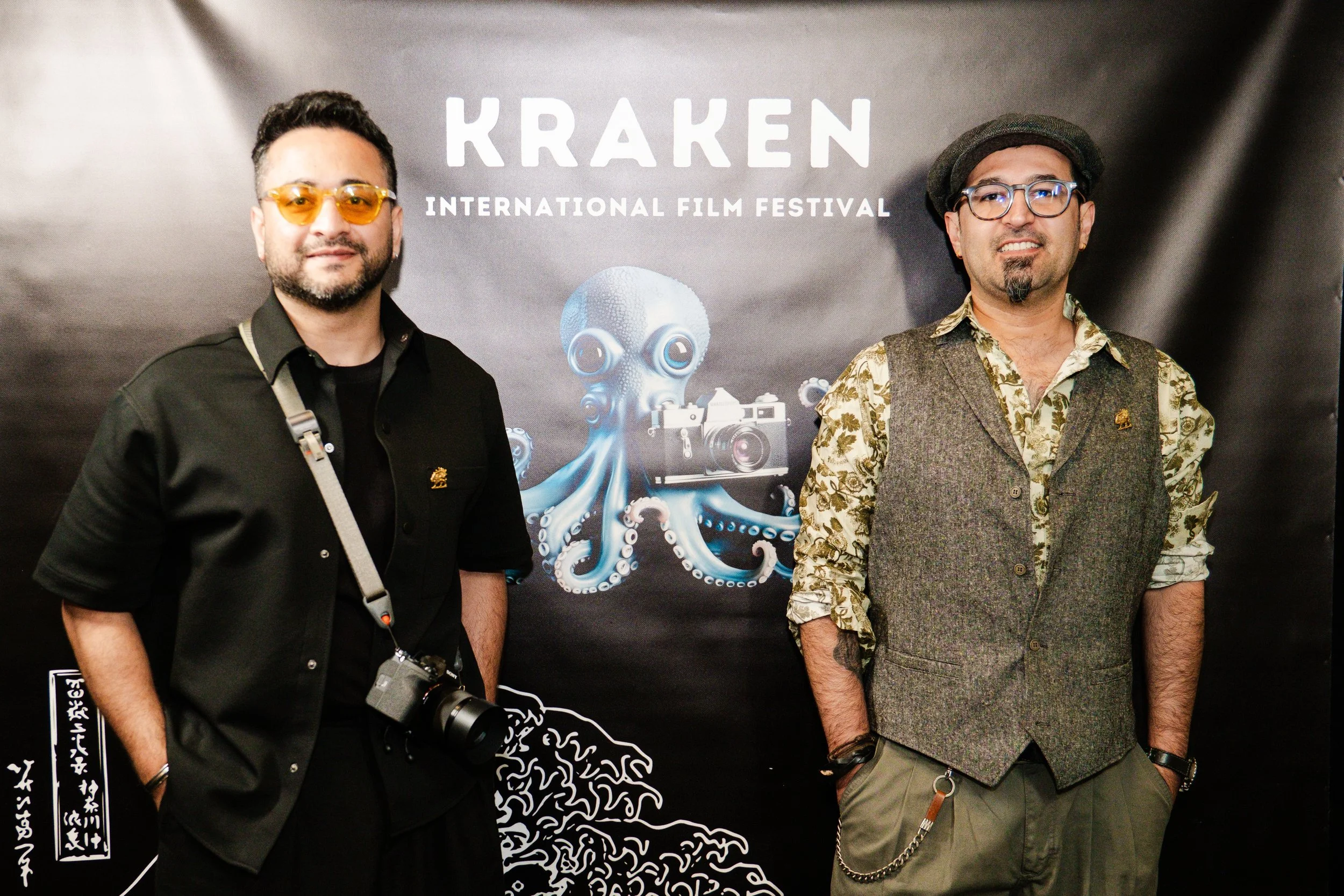 Kraken Film Festival - Valerio De Prosperi - Sharon Grace Badia - Mehregan Parsa - Sam Shojaei