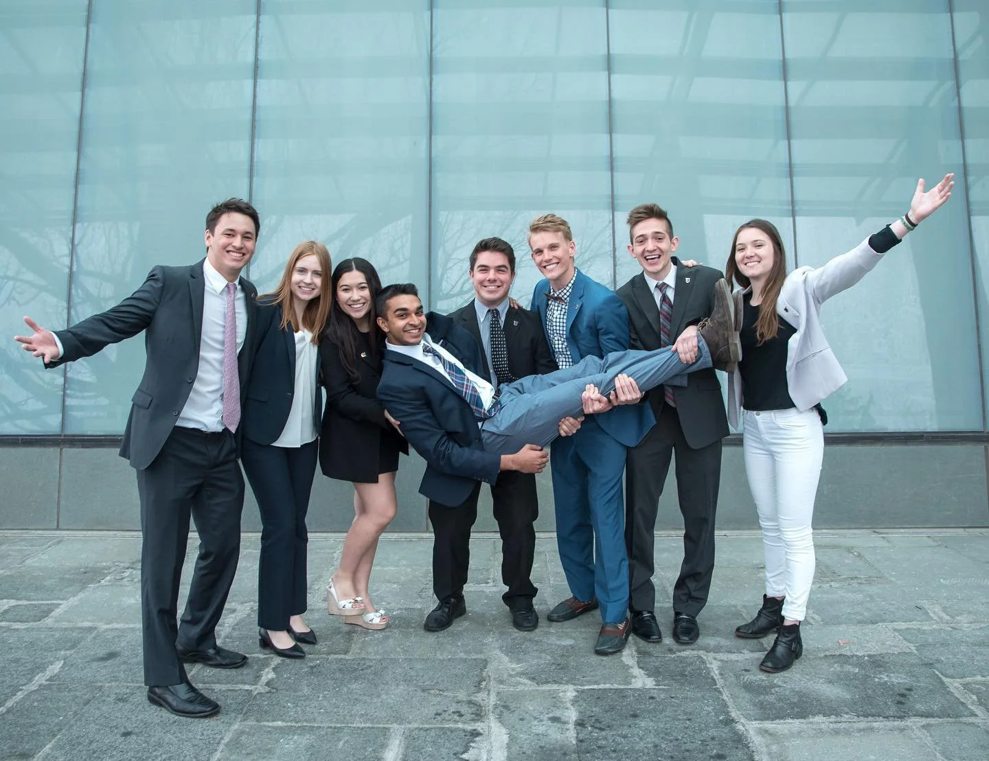 Throwback to nonstop shoots at Ross before the lockdowns, it&rsquo;s that time of the year again 😈👔👨🏻&zwj;🎓👩🏻&zwj;🎓