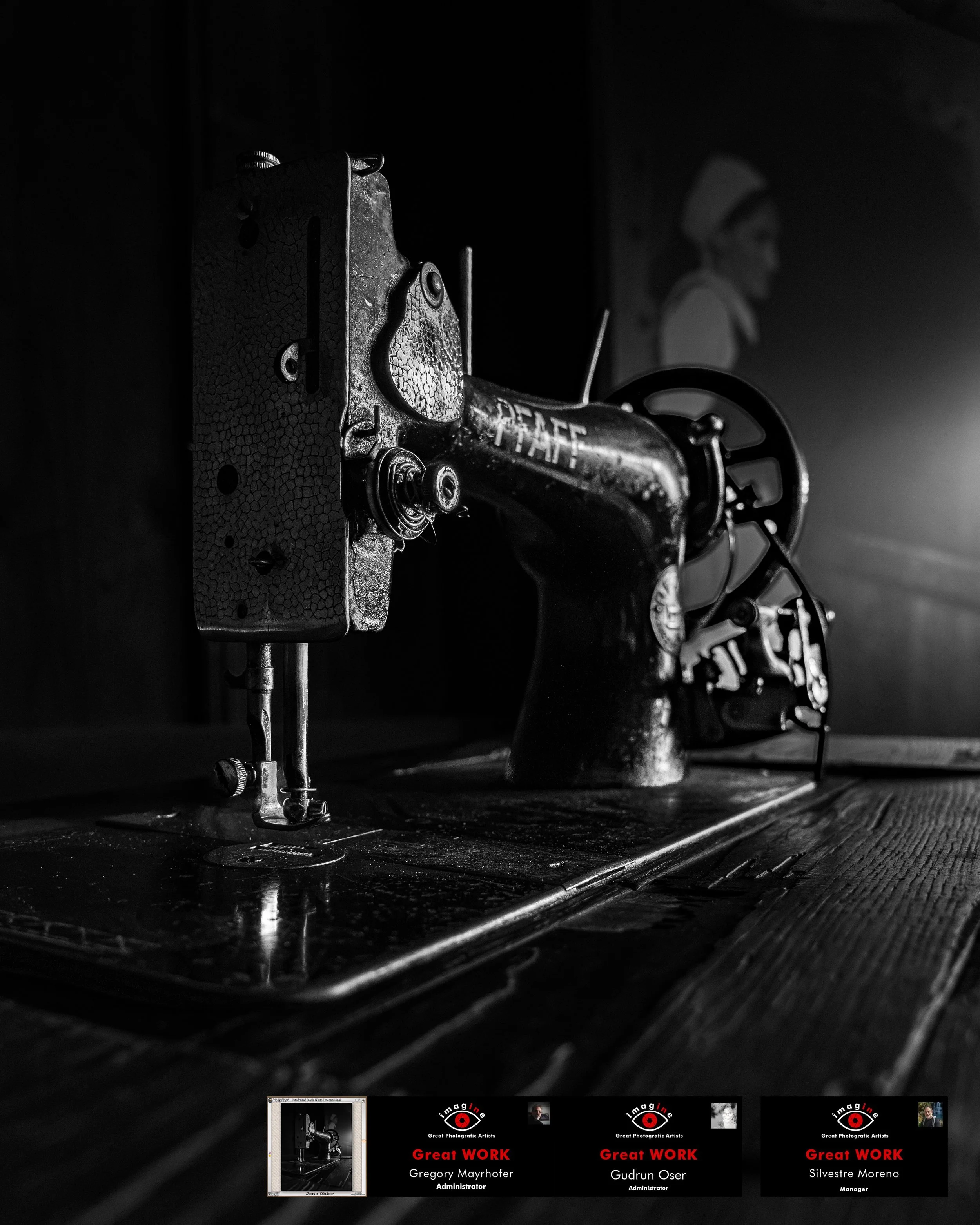 An der Nähmaschine · Great Photographic Artists & Foto&Graf Black White International · 2026