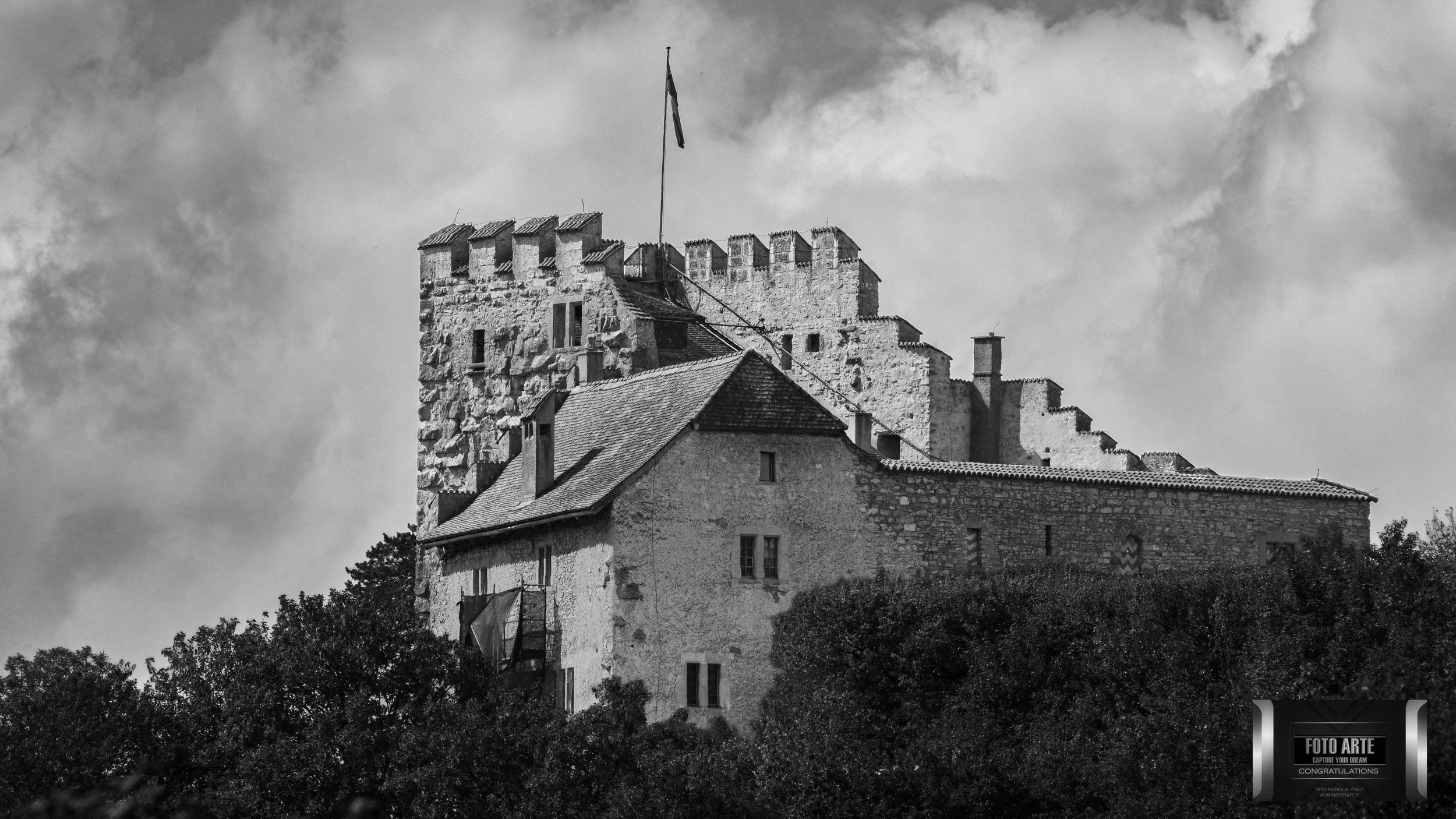 Stammschloss Habsburg, Schweiz · Congratulations · Foto Arte Black And White · 2026