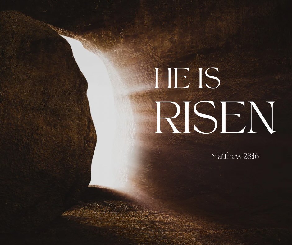 Because of Him, there is hope beyond today, peace in every season, and the promise of new life.

Happy Easter 🤍