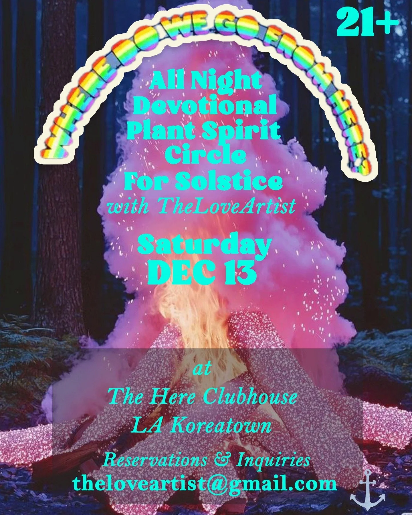 Join @theloveartist at the Here Clubhouse for a grounding and healing overnight plant medicine 🌿🍄 ceremony for winter solstice! ⛄

DM us or @theloveartist for more info!

As winter approaches, it&rsquo;s time to slow down, reconnect with our senses