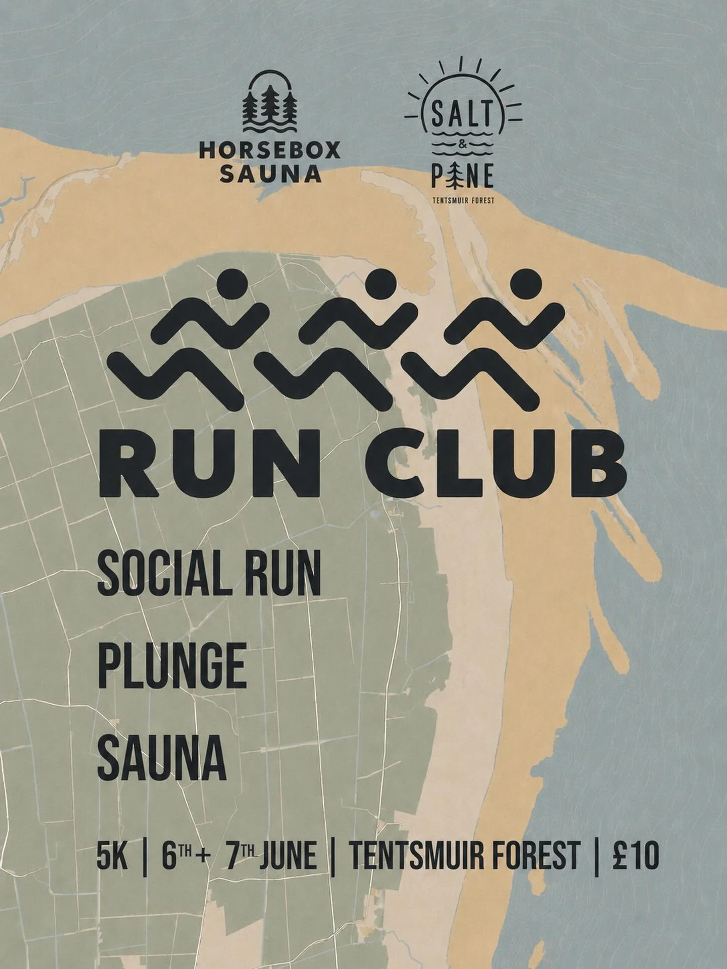 NEW EXCLUSIVE RUN CLUB LOCATION!

Really looking forward to this one&hellip;

We&rsquo;ll be rolling into Tentsmuir Forest on the 6th and 7th of June, parking up at the wonderful @saltandpine_scotland!

- 5km casual runs starting and ending at Salt a