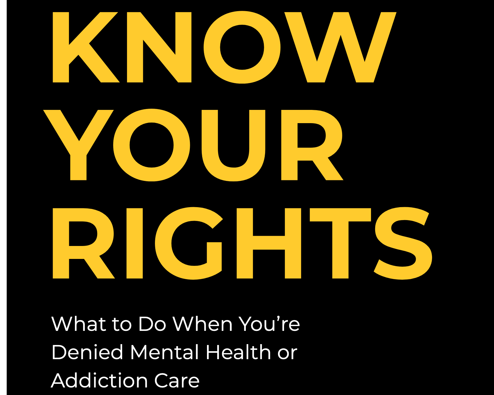 Know Your Rights, Kennedy Forum Parity Registry