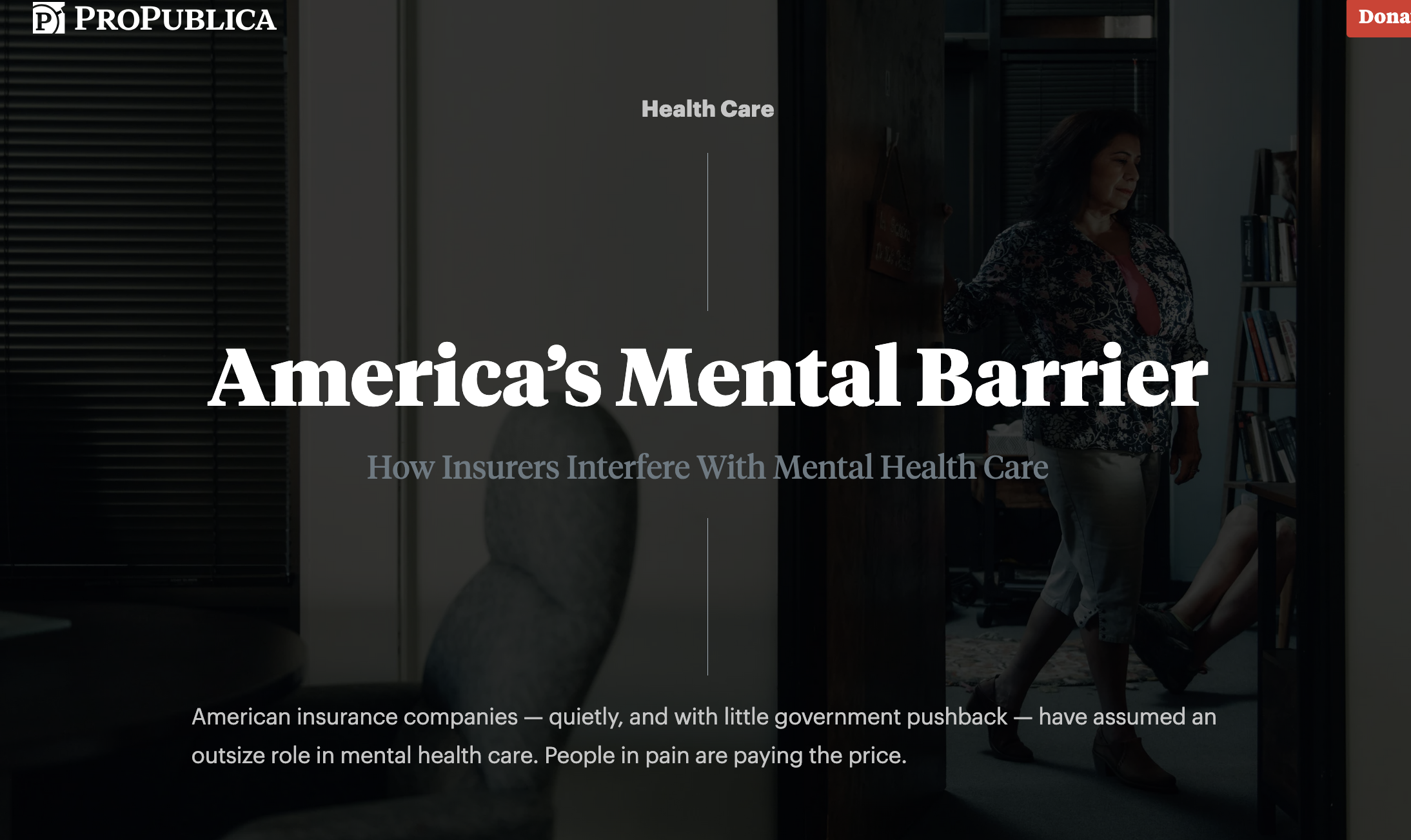 How Insurers Interfere With Mental Health Care