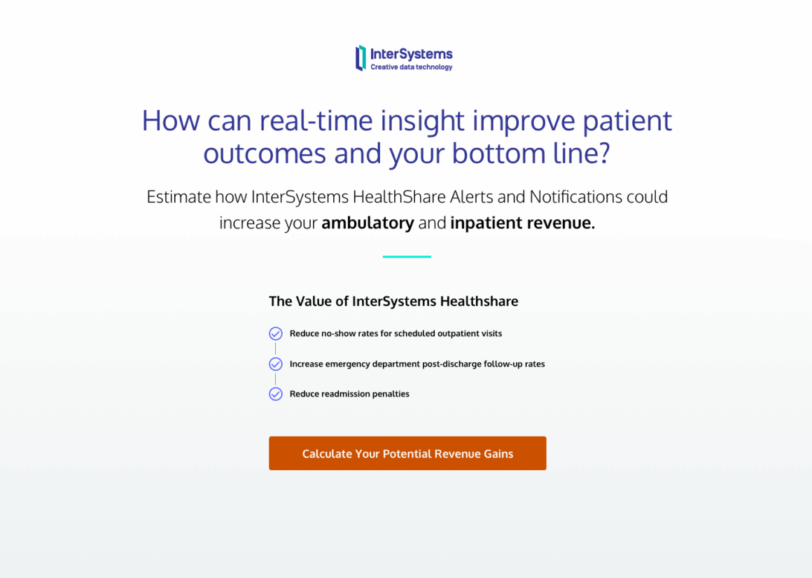 Introduction to the calculator to provide insights on it's value for patient outcomes, show here in the light version.