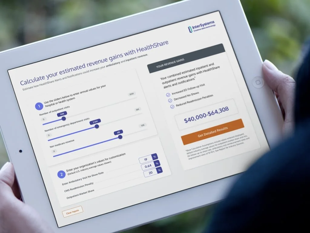 InterSystems ROI Calculator - Enhancing Patient Outcomes and Revenue with InterSystems’ Real-Time Insights