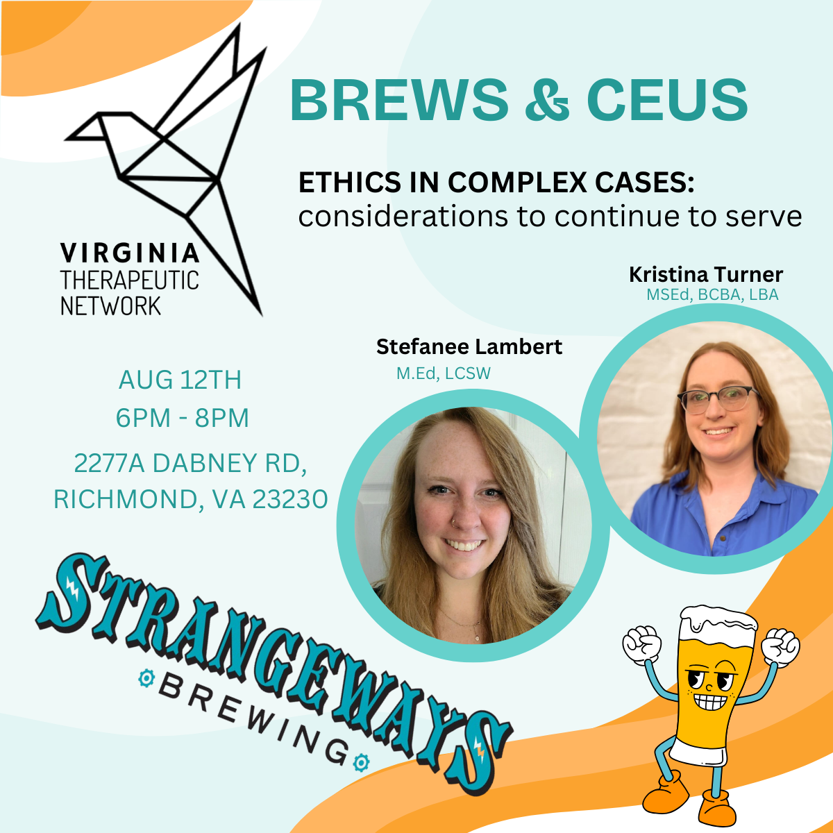 Brews & ceus: August