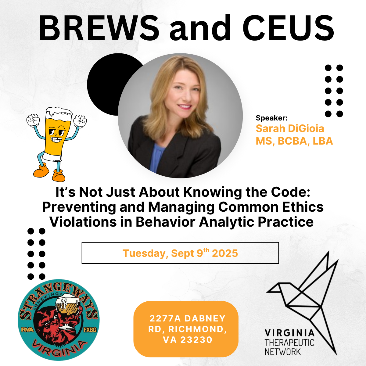 Brews & ceus: September