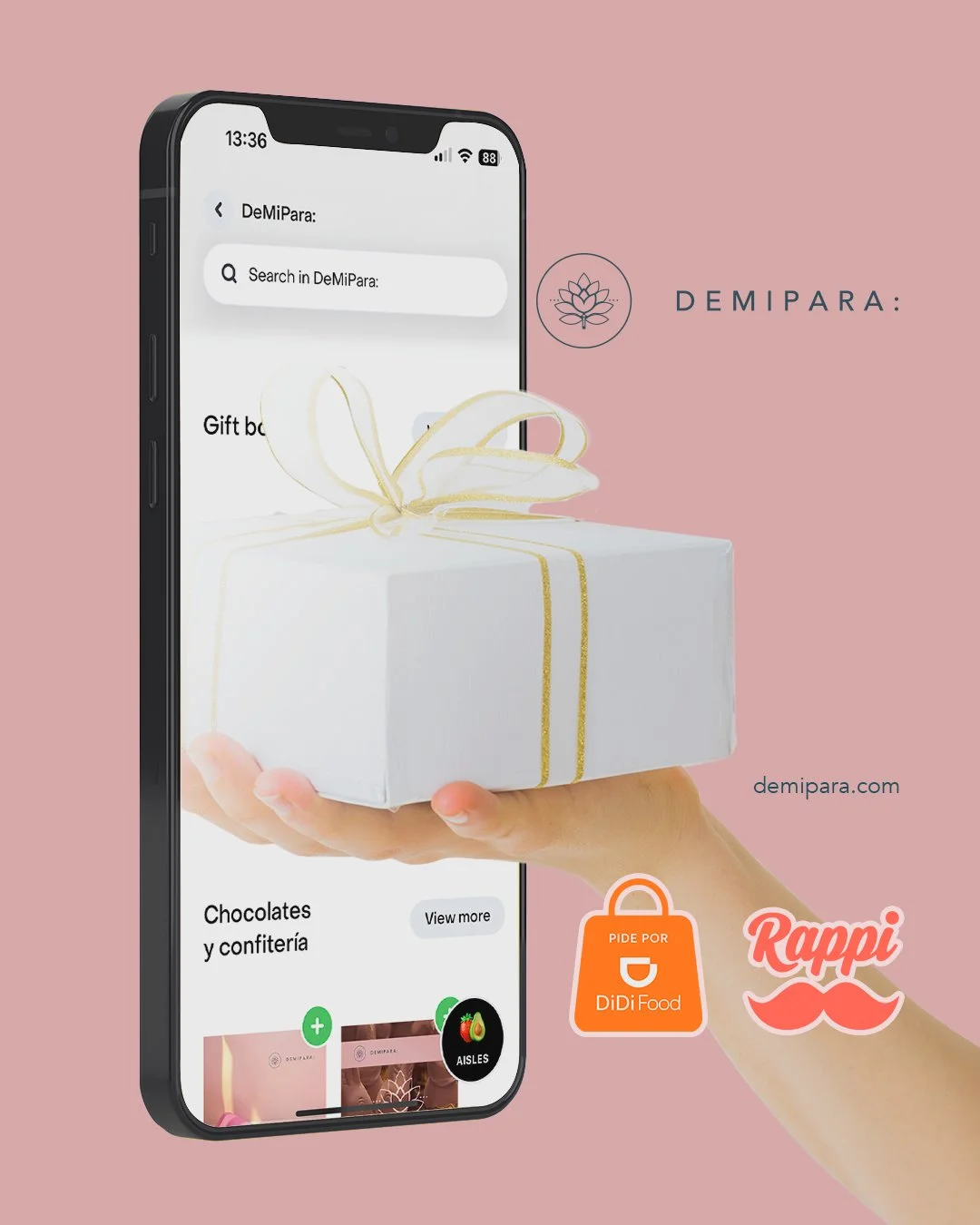 💌 

Hay detalles que llegan sin aviso&hellip;
Pero justo a tiempo para robar una sonrisa.
✨ Pide ese &ldquo;pens&eacute; en ti&rdquo; desde Rappi, DiDi Food o demipara.com

&mdash;&mdash;&mdash;

Some gifts show up unannounced&hellip;
But right on t