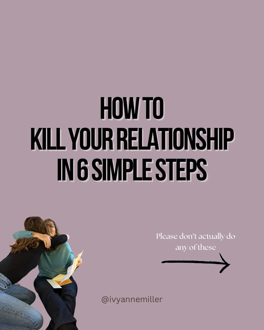 One of the biggest game changers for me was realizing the specific default setting my brain went to during conflict, and the ways it was built to protect me. 

In my free Conflict Style Quiz you&rsquo;ll find out:

✨Your unique conflict style (AKA yo