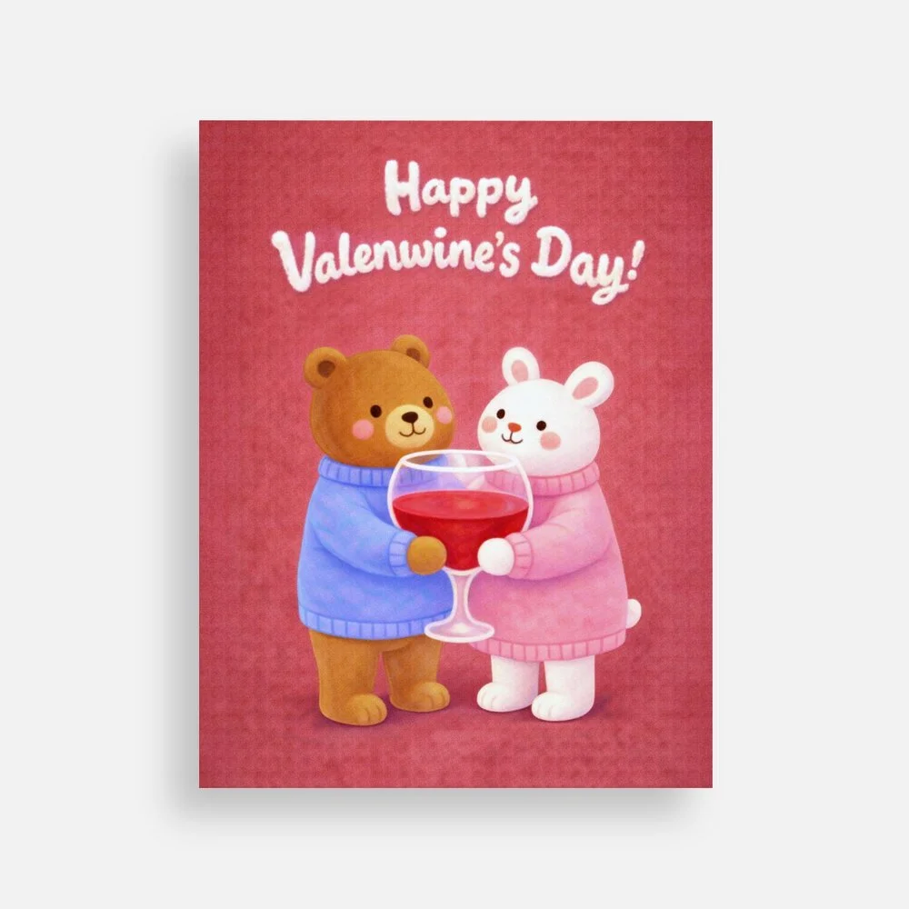 Happy Valenwine's Day Postcards