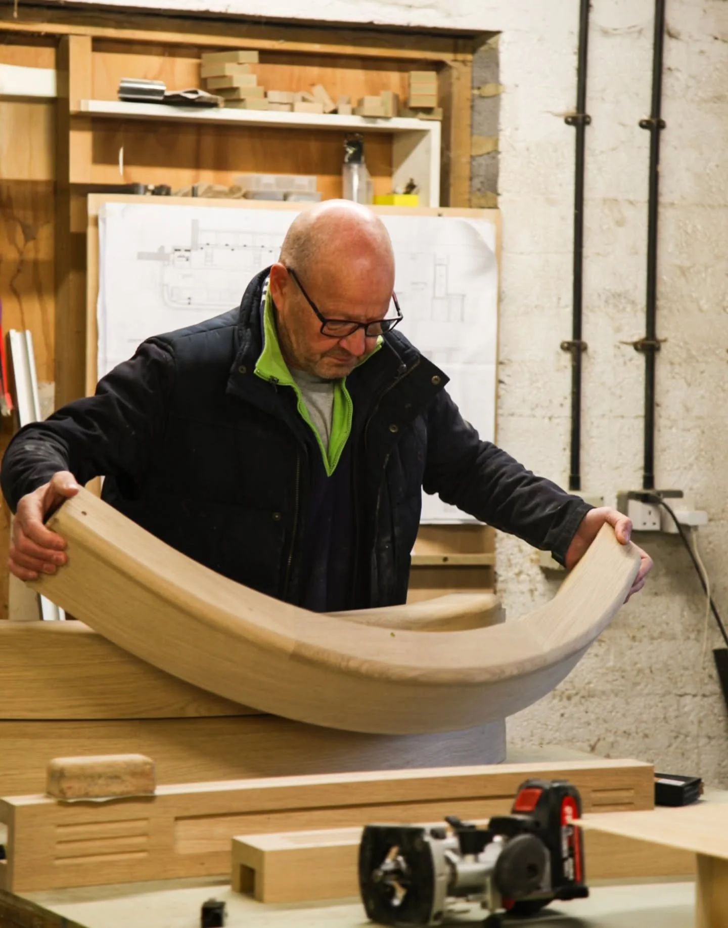 From timber to tap, every detail built by hand. Our new bar is taking shape thanks to Richard &amp; Dave of Becher Joinery, craftsmen behind iconic interiors from Kensington Place and Launceston Place to the Oxo Tower and the original Hakkasan. A fir