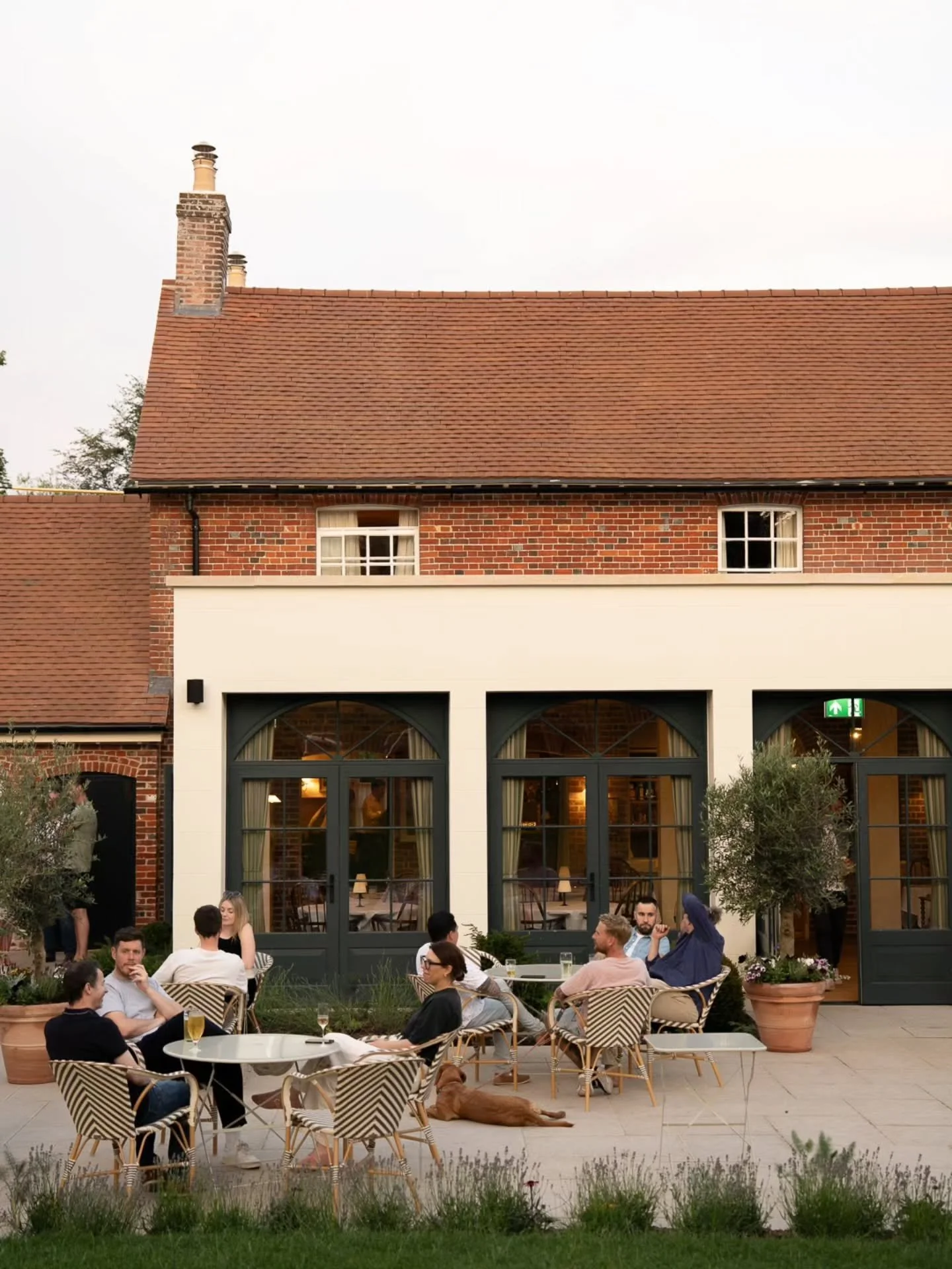 Evening light on the terrace #TheCandover