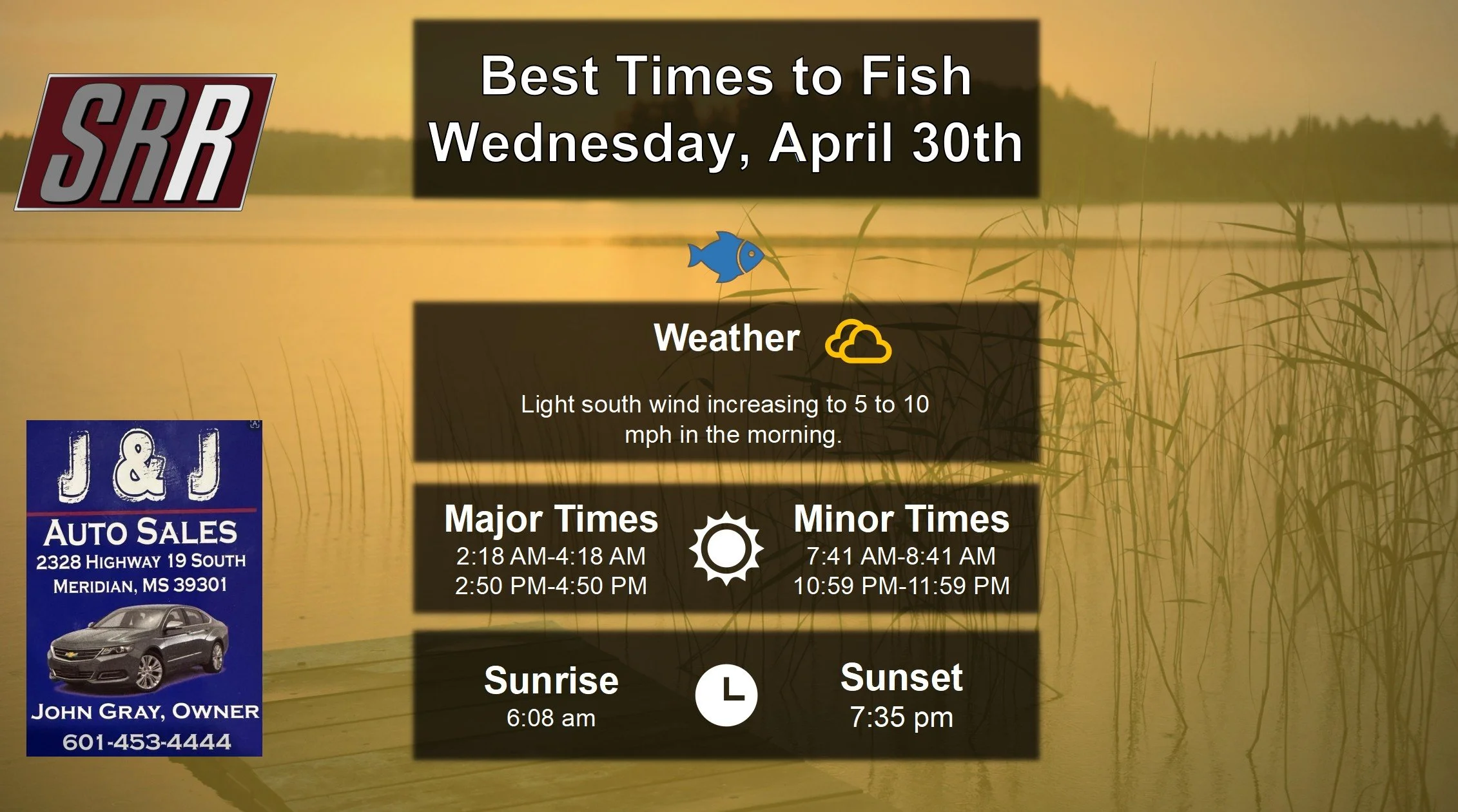 Best Times To Fish 