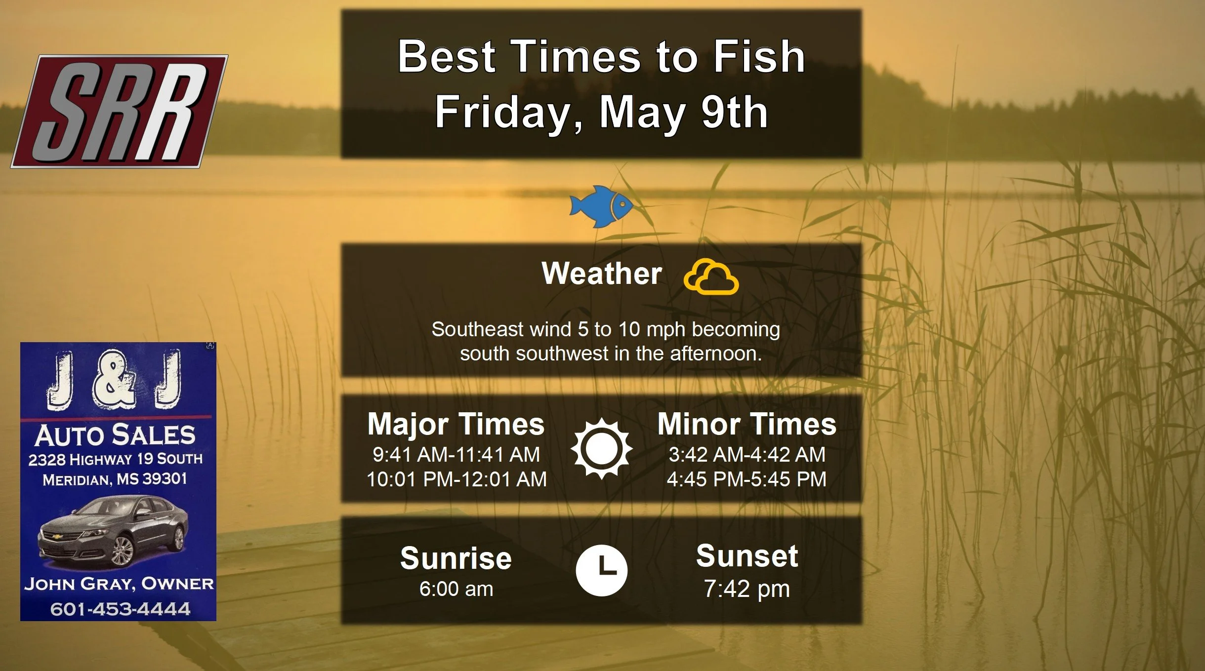 Best Times To Fish 