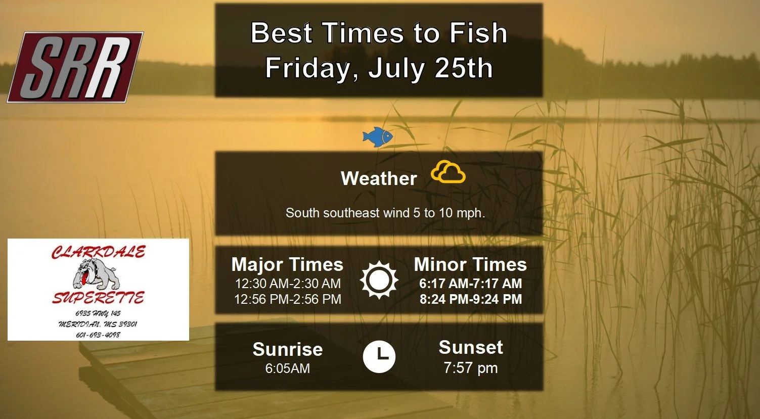 Best Times To Fish 
