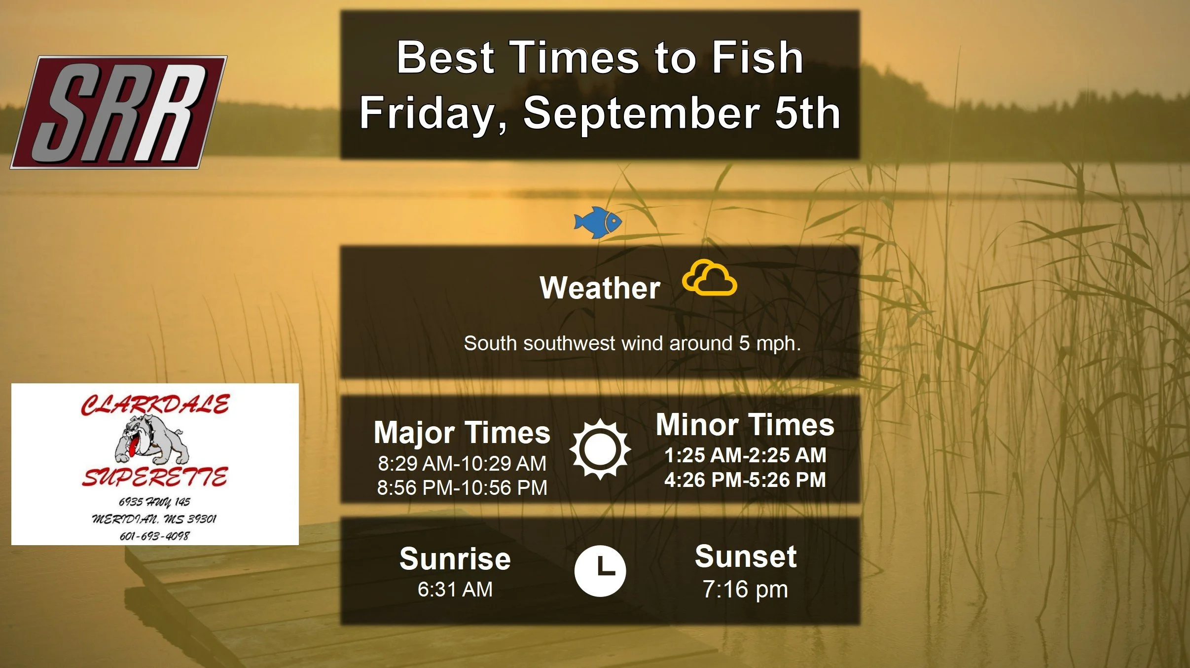 Best Times To Fish 