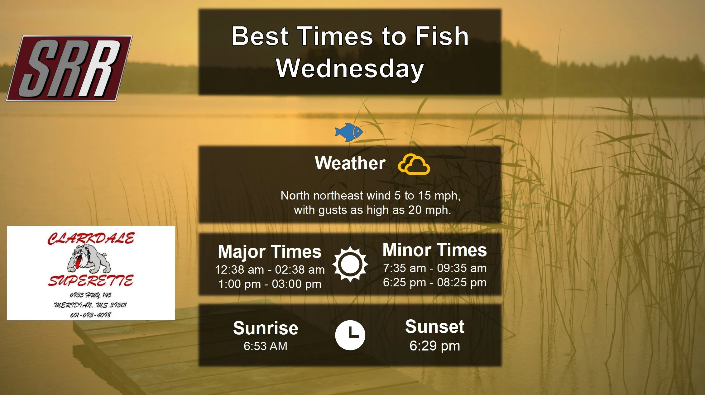 Best Times To Fish Today 10-5-25
