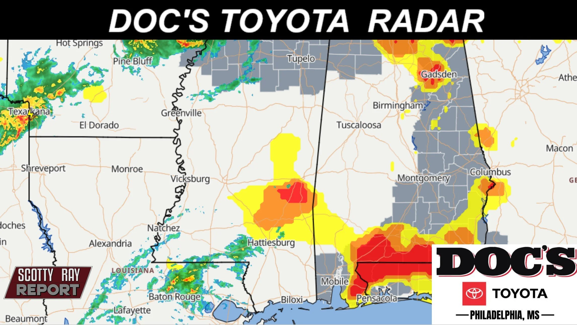 80% Thunderstorms - High 77 